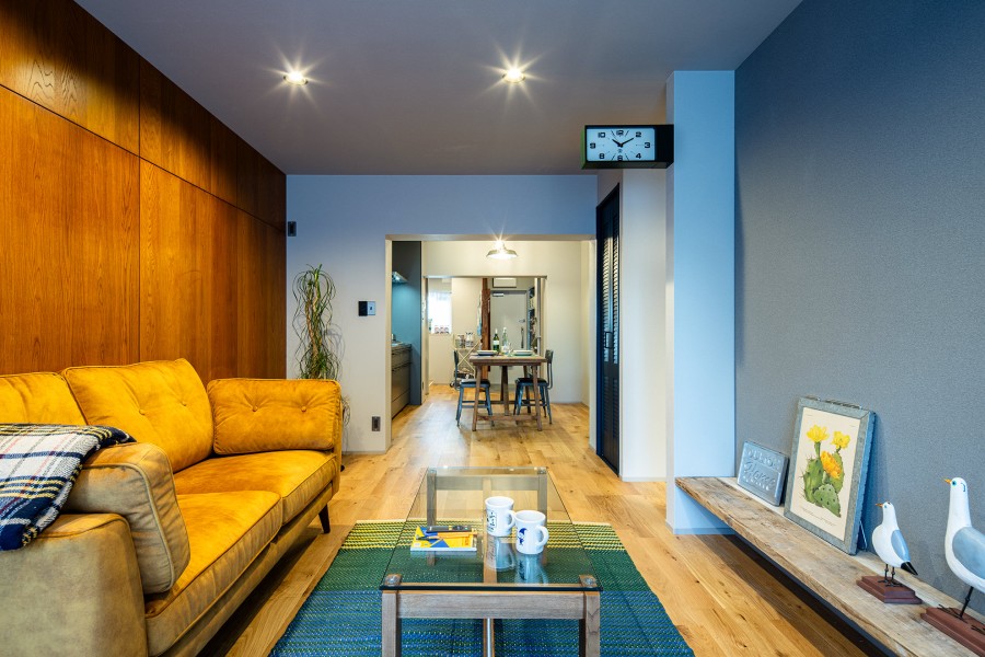 上質で洗練された空間は、まるでカフェにいるかのような穏やかな時間が流れます。ご家族皆さんが快適にお過ごしいただける住まいです。