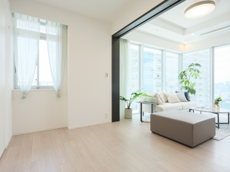 洋室3は引き戸をあけて、拡張リビングとしてお使いいただくことも可能です。