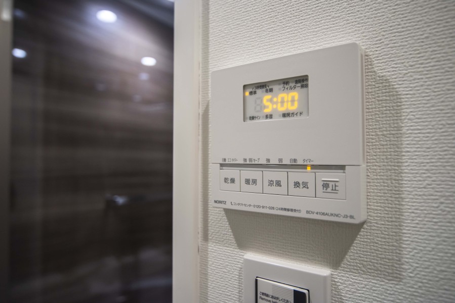 ◆浴室換気乾燥機◆天候に左右されず洗濯することが可能です。浴室内を乾燥させる機能もありますので、カビの発生を抑えることができます。