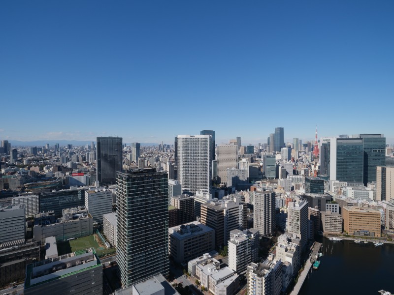 思わずほっと一息ついてしまうほどの開放的な青空と東京タワー・富士山を望めます。都会の喧騒から離れ、日常をアップデートできる居場所です。
