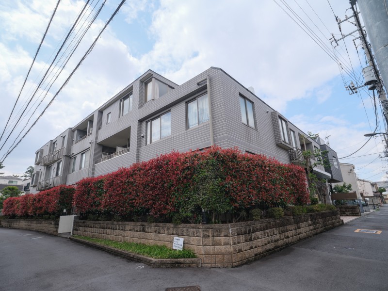 第一種低層住居専用地域に佇む、２匹までペット飼育可能(細則有)のレジデンスです。心安らぐ植栽が施され、毎日気持ち良く出入りできそうです。