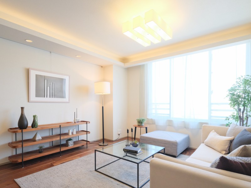 LDKは約19.1帖の広さがあります。大きな家具を置いても、ゆったりとお使いいただくことができます。