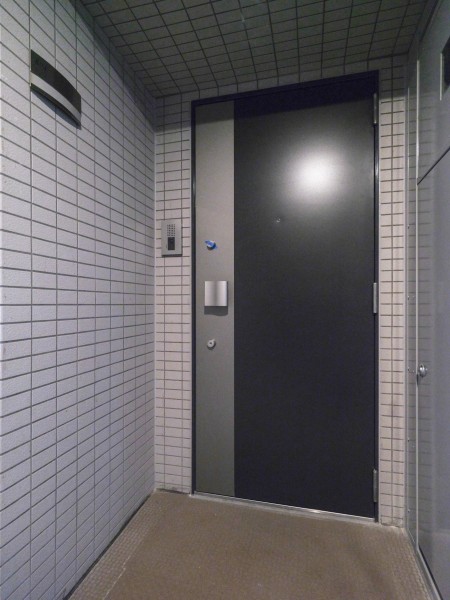 重厚感のある扉が、建物全体に格式を感じさせます。定期的に修繕工事を行っている、管理の行き届いたマンションです。