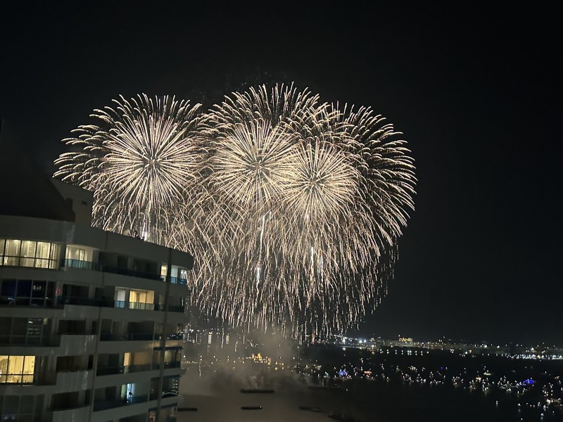 みなとみらいで打ち上げられる花火もお部屋から鑑賞可能。会場までいかずとも、彩り豊かな景色をお楽しみいただけるのも高層階ならではの魅力です。